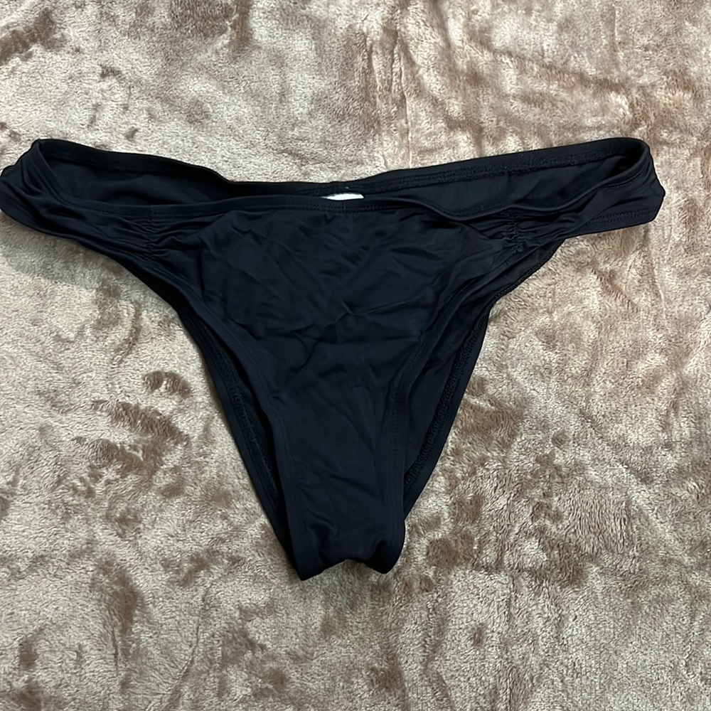 Black bathing suit bottoms